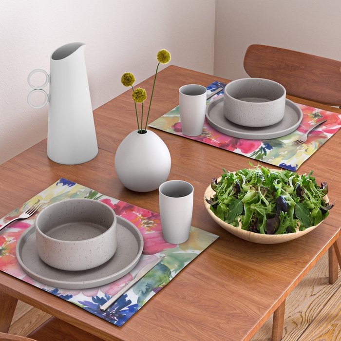 cool peonies Placemat Gallery Image 2