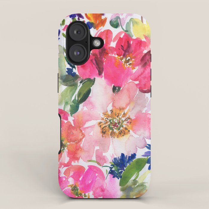cool peonies iPhone Case Gallery Image 1