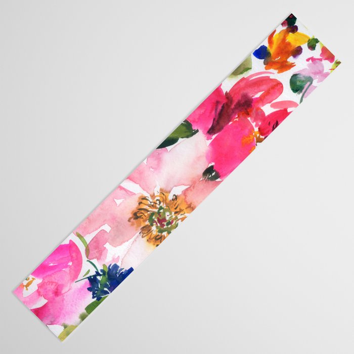 cool peonies Table Runner Gallery Image 3