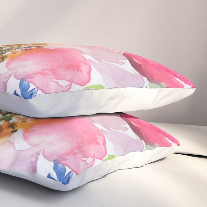 cool peonies Pillow Sham Gallery Image 3