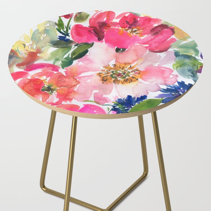 cool peonies Side Table Gallery Image 2
