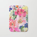 cool peonies Bath Mat Gallery Image 1