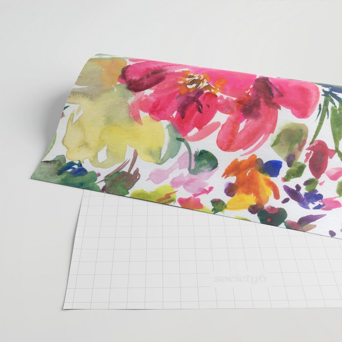 cool peonies Wrapping Paper Gallery Image 2