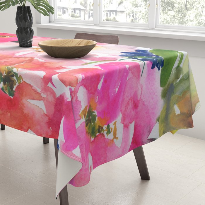 cool peonies Tablecloth Gallery Image 3