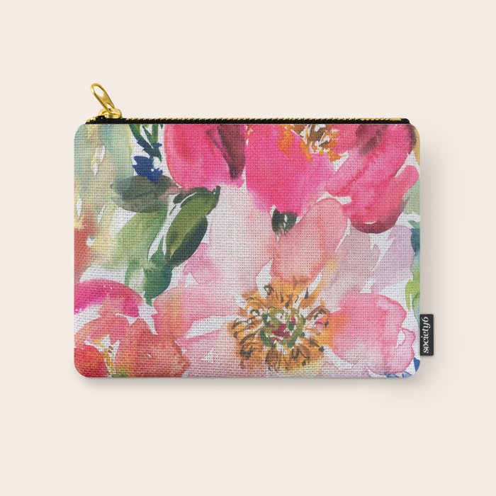 cool peonies Carry All Pouch Gallery Image 1