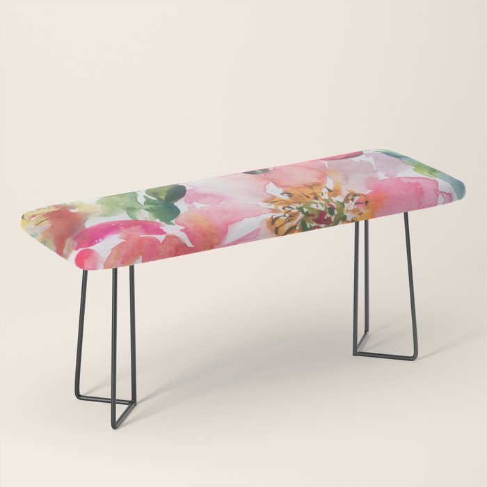 cool peonies Bench Gallery Image 1