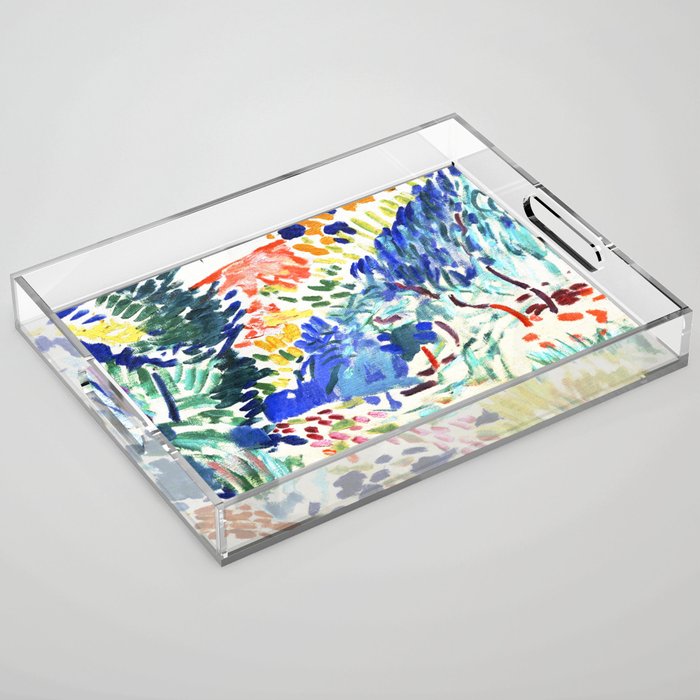 Henri Matisse,  Landscape At Collioure by Henri Matisse Acrylic Tray Gallery Image 1