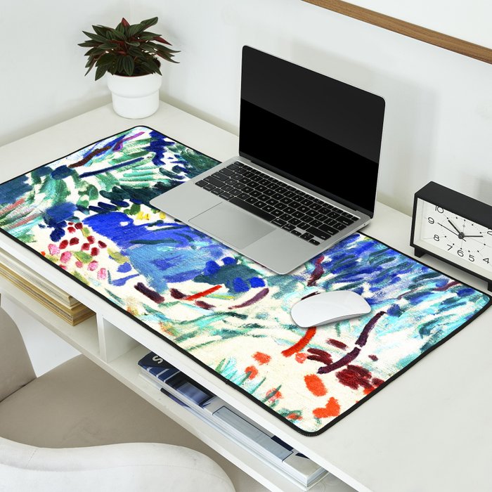 Henri Matisse,  Landscape At Collioure by Henri Matisse Desk Mat Gallery Image 2