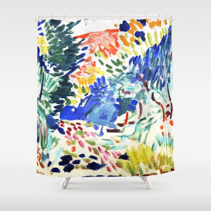 Henri Matisse,  Landscape At Collioure by Henri Matisse Shower Curtain Gallery Image 1