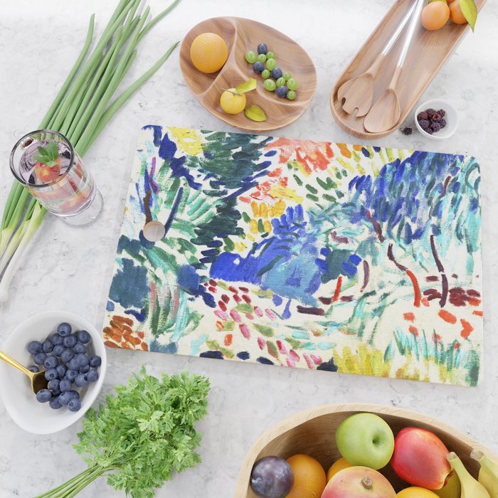 Henri Matisse,  Landscape At Collioure by Henri Matisse Cutting Board Gallery Image 2