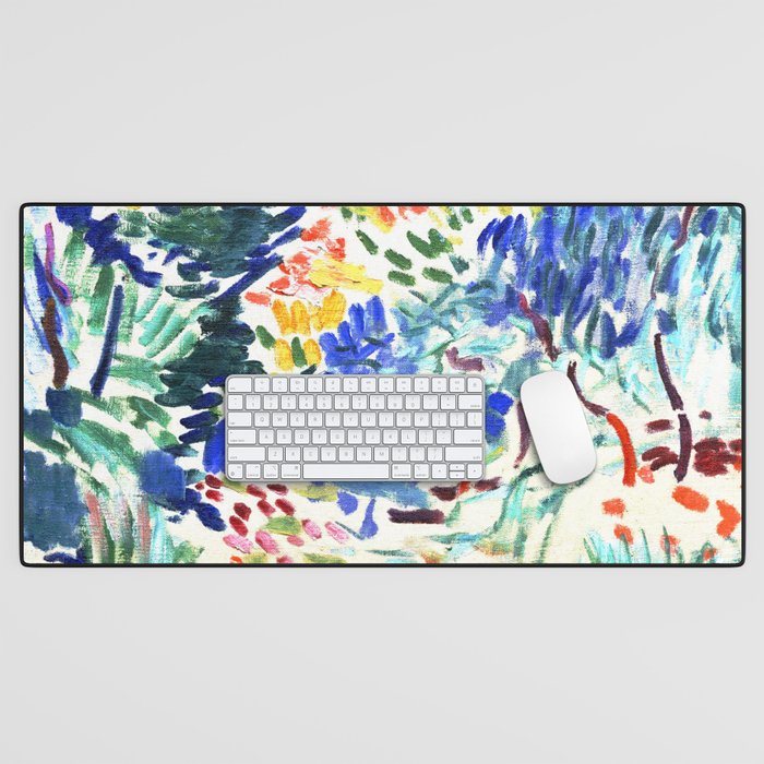 Henri Matisse,  Landscape At Collioure by Henri Matisse Desk Mat Gallery Image 1