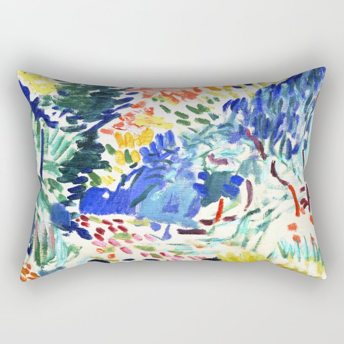 Henri Matisse,  Landscape At Collioure by Henri Matisse Rectangular Pillow Gallery Image 2