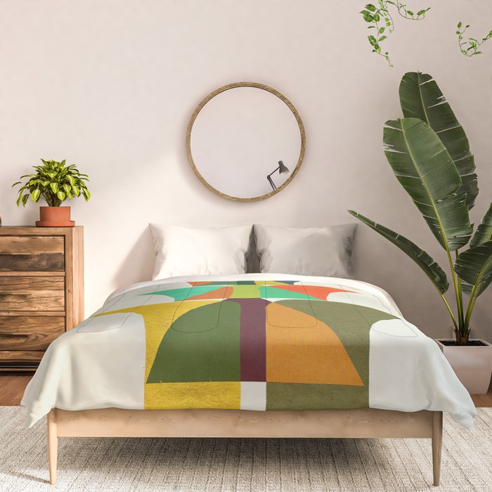 Whimsical bromeliad Comforter Gallery Image 3