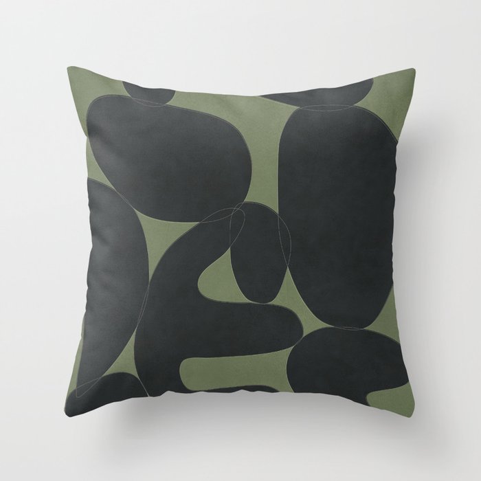 Modern Abstract Art 27 Throw Pillow Gallery Image 6