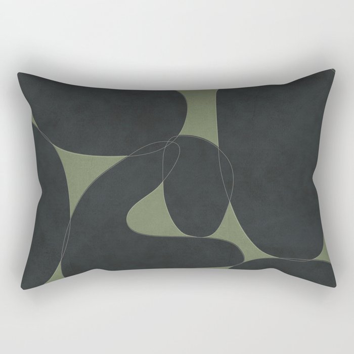 Modern Abstract Art 27 Rectangular Pillow Gallery Image 2