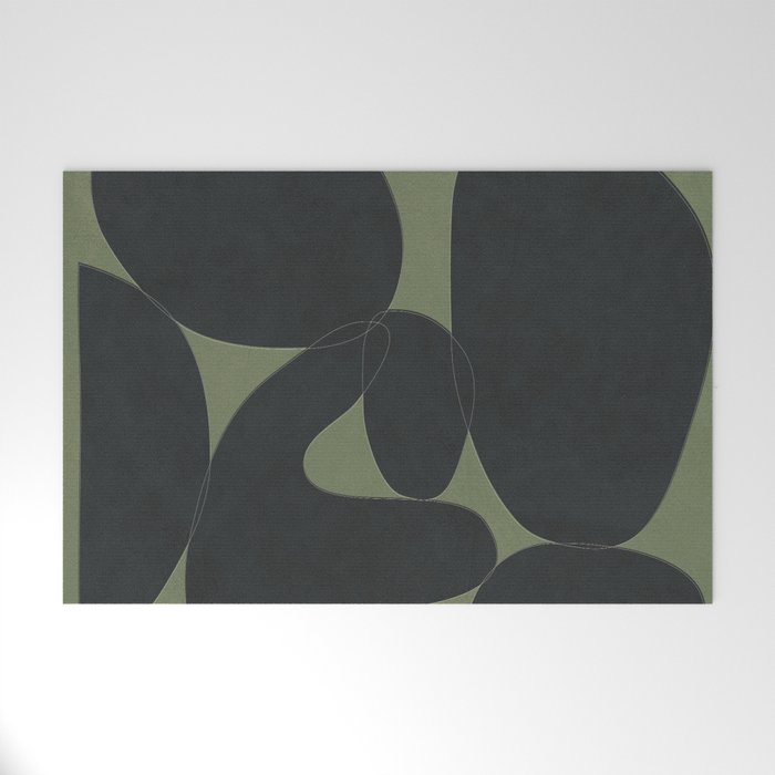 Modern Abstract Art 27 Welcome Mat Gallery Image 1