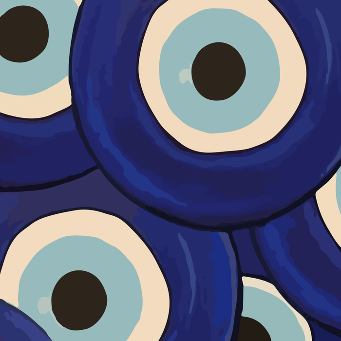 Watercolor Evil Eye Coffee Mug Gallery Image 2