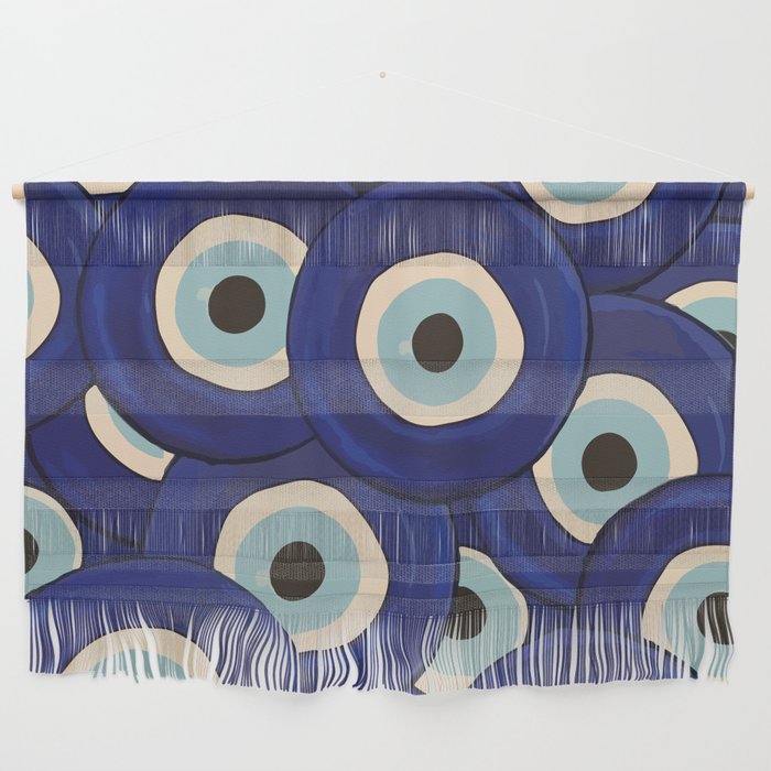 Watercolor Evil Eye Wall Hanging Gallery Image 1