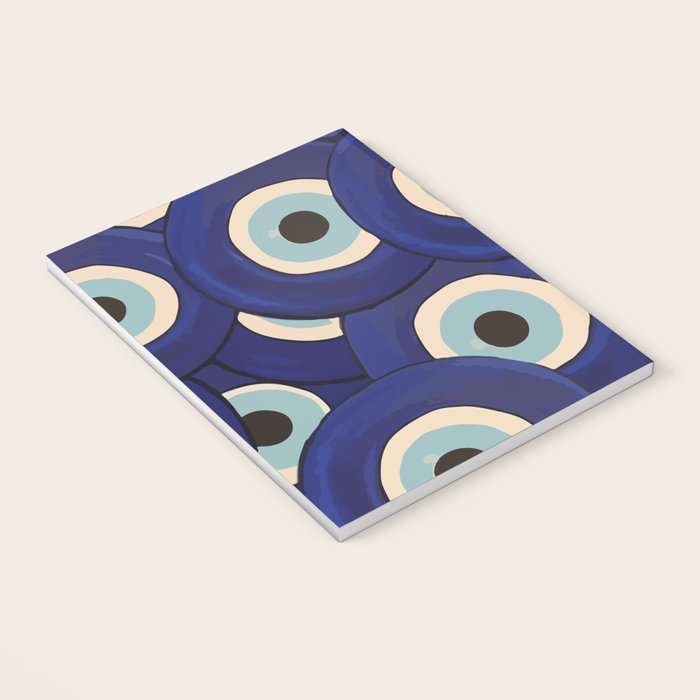 Watercolor Evil Eye Notebook Gallery Image 3