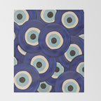 Watercolor Evil Eye Throw Blanket Gallery Image 2