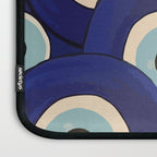 Watercolor Evil Eye Laptop Sleeve Gallery Image 3