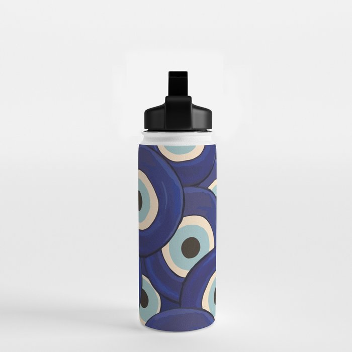Watercolor Evil Eye Water Bottle Gallery Image 2