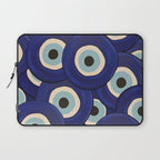 Watercolor Evil Eye Laptop Sleeve Gallery Image 1