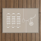 Cheers Cocktail (Beige) Outdoor Rug Gallery Image 1