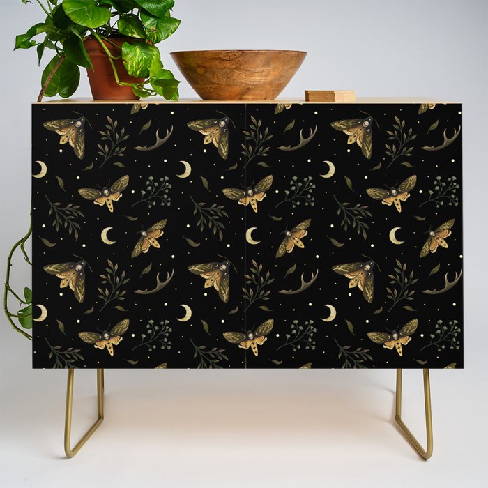 Death Head Moths Night Credenza Gallery Image 1