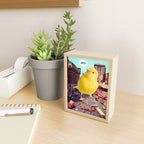 Canary in the City Mini Art Print Gallery Image 2