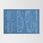 Tesla Model S Patent - Tesla Art - Blueprint Rug Gallery Image 2