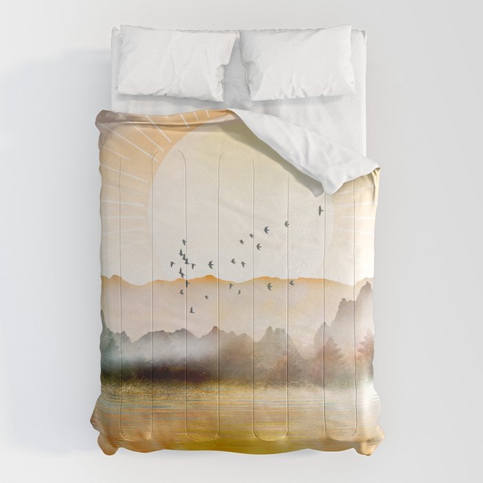 Lake Sunrise Comforter Gallery Image 6