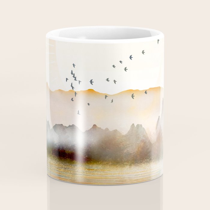Lake Sunrise Coffee Mug Gallery Image 4
