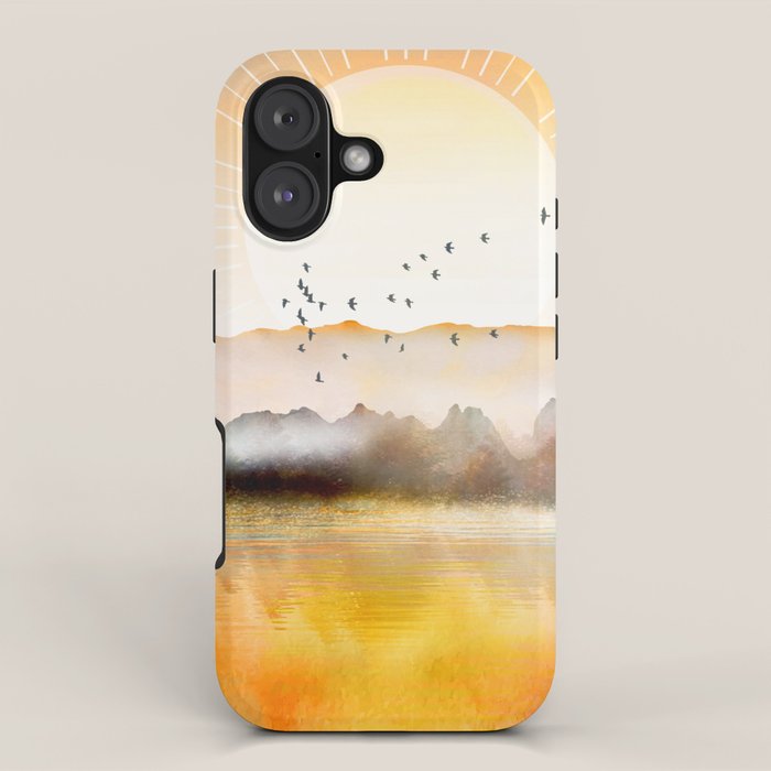 Lake Sunrise iPhone Case Gallery Image 1