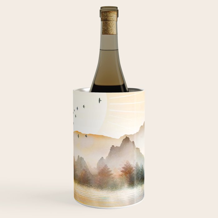 Lake Sunrise Wine Chiller Gallery Image 3
