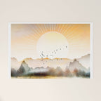 Lake Sunrise Welcome Mat Gallery Image 1