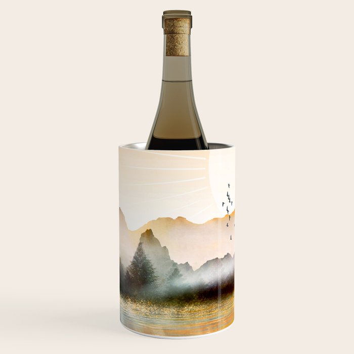 Lake Sunrise Wine Chiller Gallery Image 2