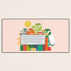 Plants market Desk Mat Gallery Image 1