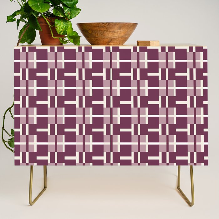 Vintage Geometric Harmony Credenza Gallery Image 1