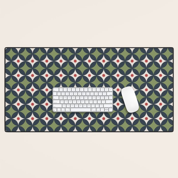 Modern Geometric Starburst Desk Mat Gallery Image 1