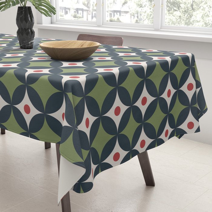 Modern Geometric Starburst Tablecloth Gallery Image 3