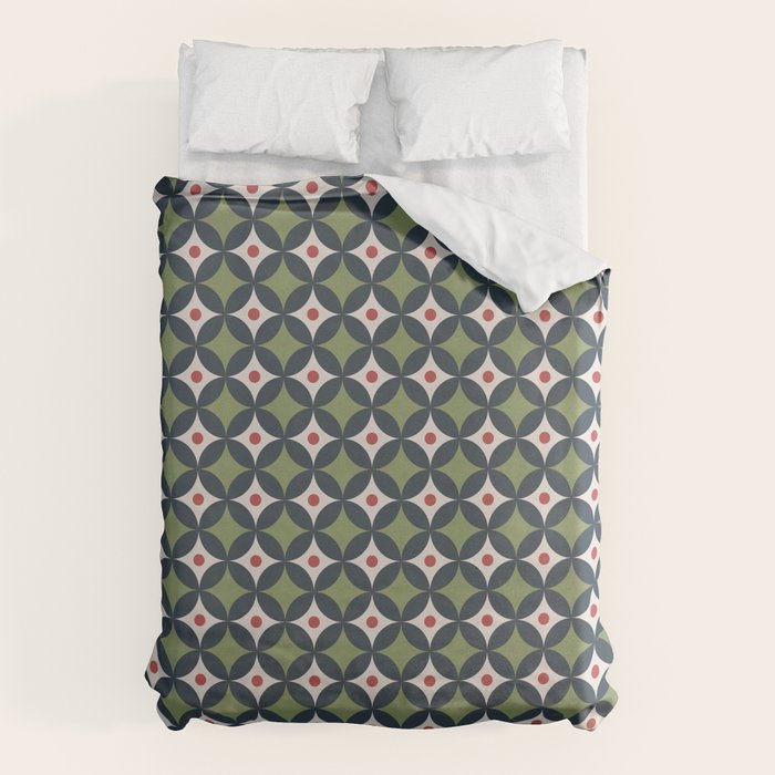 Modern Geometric Starburst Duvet Cover Gallery Image 6