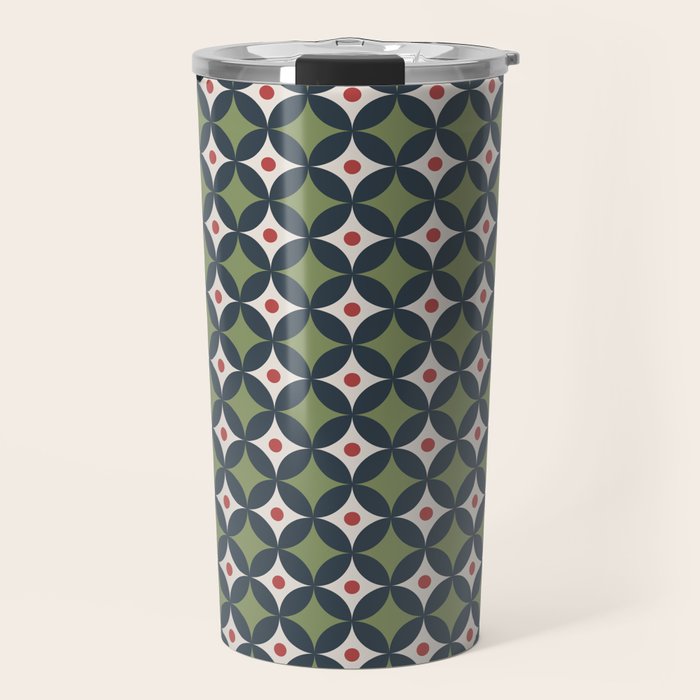 Modern Geometric Starburst Travel Mug Gallery Image 1