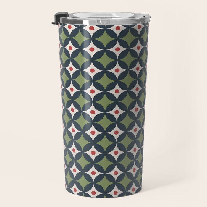 Modern Geometric Starburst Travel Mug Gallery Image 3