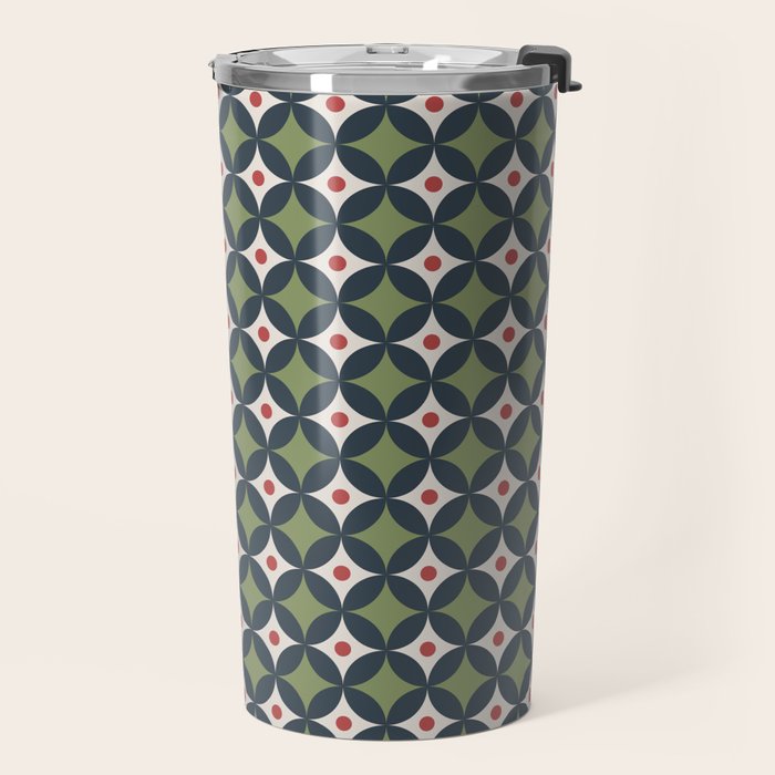 Modern Geometric Starburst Travel Mug Gallery Image 2