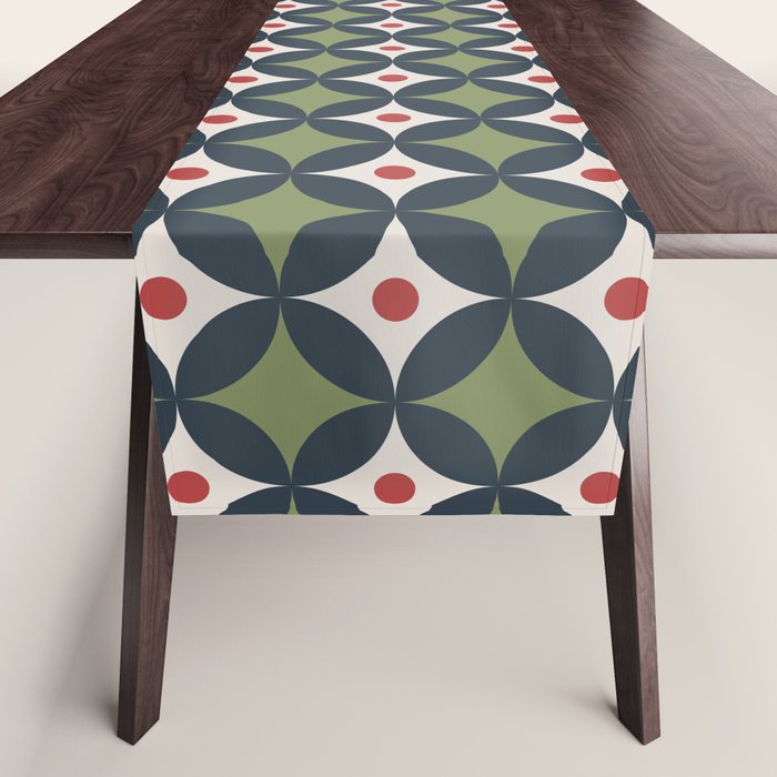 Modern Geometric Starburst Table Runner Gallery Image 1