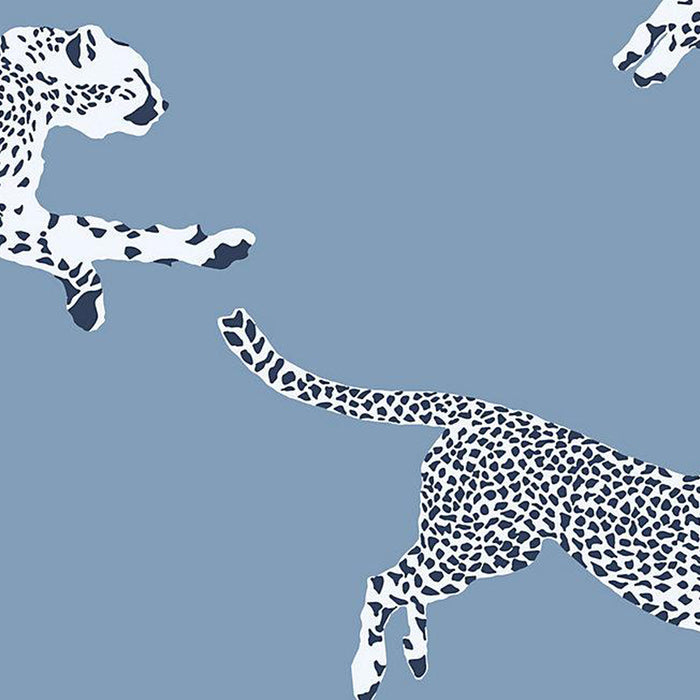 Leaping Cheetahs Cornflower Coffee Mug Gallery Image 2
