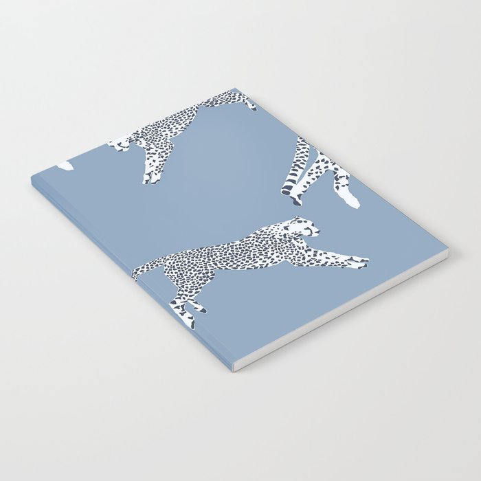 Leaping Cheetahs Cornflower Notebook Gallery Image 2