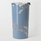 Leaping Cheetahs Cornflower Travel Mug Gallery Image 2