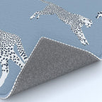 Leaping Cheetahs Cornflower Rug Gallery Image 4
